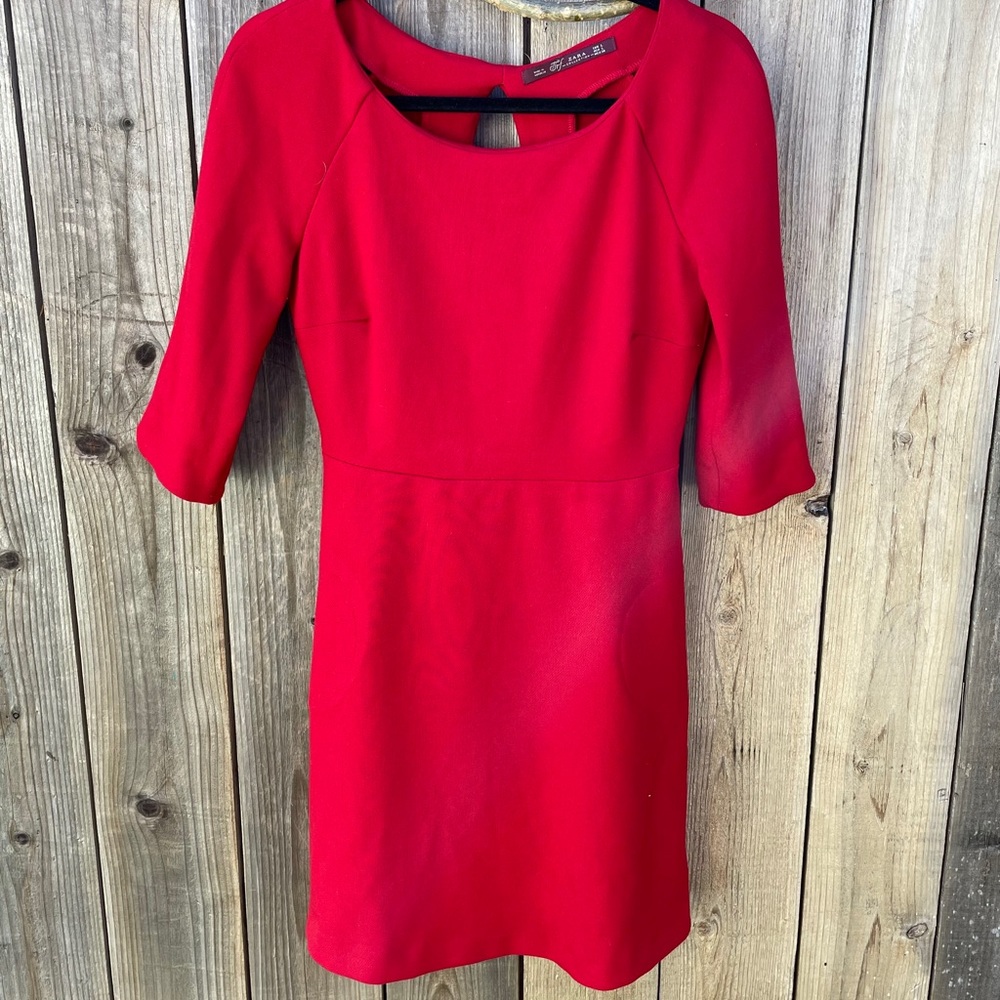 Zara Cutout Back Dress